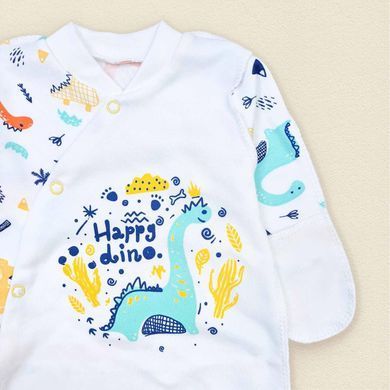 Чоловічок із шапочкою для новонароджених Happy Dino, інтерлок