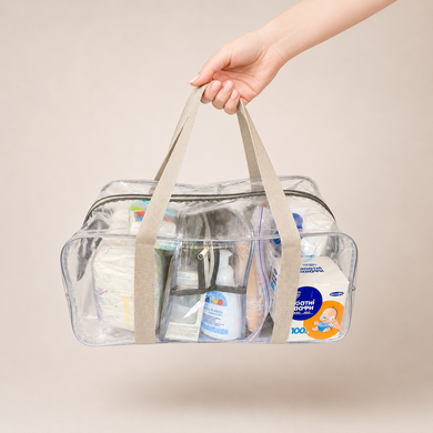 Готовий набір в пологовий МАЛЯТКО, Huggies Extra Care - 22 шт., Без пустушки, Без пляшечки